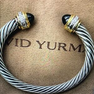 COPY - David Yurman Silver and Gold Cable Bracelet